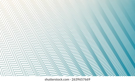 Peach Blue Zigzag Stripes Line Pattern Abstract Background with Modern Aesthetic Style