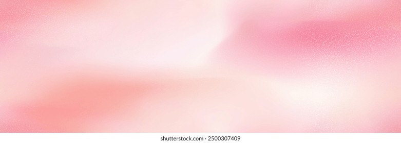 Peach blush gradient seamless pattern with grainy texture. Abstract vector illustration with mesh. Nude delicate bg. Delicate pink wallpaper