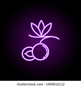 peach dusk icon. Elements of Vegetables in multi color style icons. Simple icon for websites, web design, mobile app, info graphics on white background