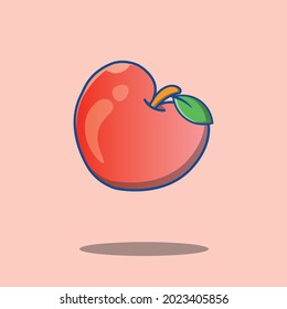 Icono de Peach Fruit Flat