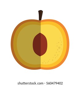 peach fruit icon