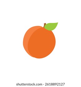 Peach fruit vector emoji illustration symbol sign icon