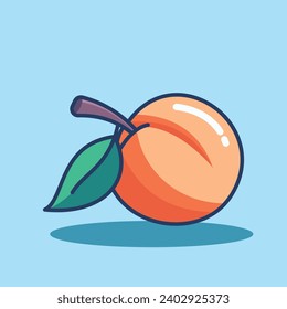 Ilustración vectorial de frutos de cáscara, icono vector 2D plano