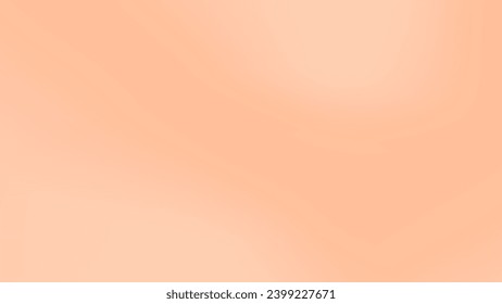 Peach Fuzz Gradient Background, 2024 color of the year backdrop template. Peach Fuzz color mood background. No text, no person. Vector Illustrations. EPS 10.