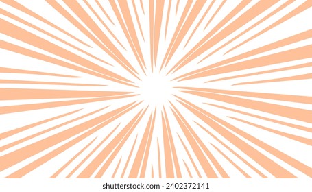 Peach fuzz pantone colour abstract background illustration with spiral pattern or comic theme. Perfect for wallpaper, background, poster, banner, book cover, comic. 