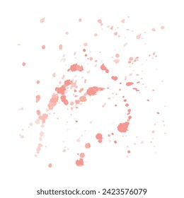 Peach Fuzz spline en la ilustración del vector de fondo blanco