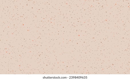 Peach Fuzz terrazzo seamless pattern on peach background. Seamless mosaic modern pattern. Granite seamless terrazzo flooring grunge vintage background