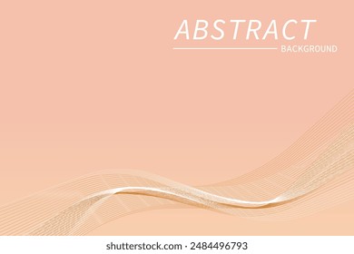 Peach gradient abstract background. Peach color shades.