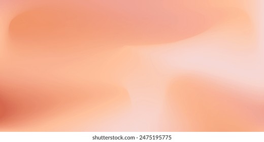 Peach gradient background with neutral color. Light peach soft texture with blur. Soft gradient mesh bg. Vector illustration