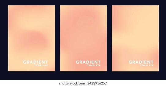  gradient Peach template
