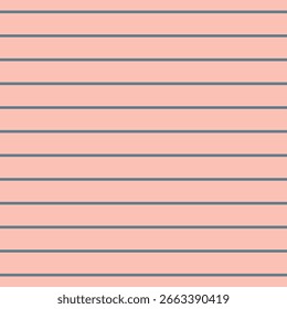 Peach and gray blue medium horizontal stripe seamless pattern background