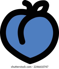 peach illustration with flat style