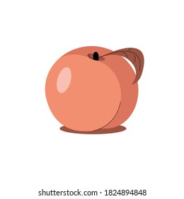 Engranaje aislado sobre fondo blanco. Ilustración vectorial. Icono. Diseño.