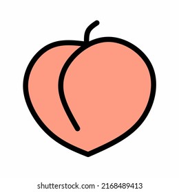 Icono de línea de color aislado en fondo blanco. Símbolo pictograma e ilustración del logotipo. Vector delgado de línea negra.