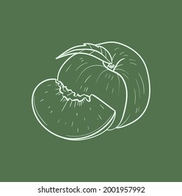 Ilustración vectorial de línea de acoplamiento. Icono de Comida detallada para concepto móvil, impresión, menú y aplicaciones web. Para restaurante, bar, vegano, comida saludable y orgánica, mercado, mercado de agricultores.