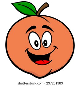 Peach Mascot