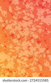 Fondo grunge de gradiente de melocotón y naranja. Salpicaduras de pintura artística para un diseño cálido de verano.