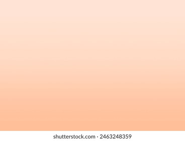 Peach pastel gradient background. Warm and cozy peach-colored banner