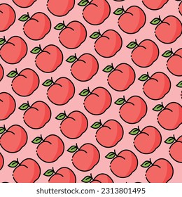 Peach pattern design or background
