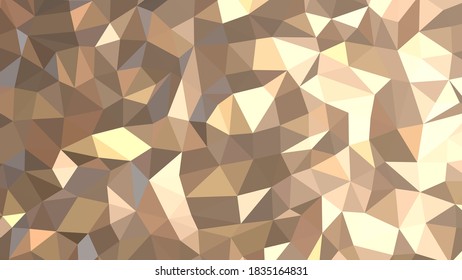 Peach puff abstract background. Geometric vector illustration. Colorful 3D wallpaper.