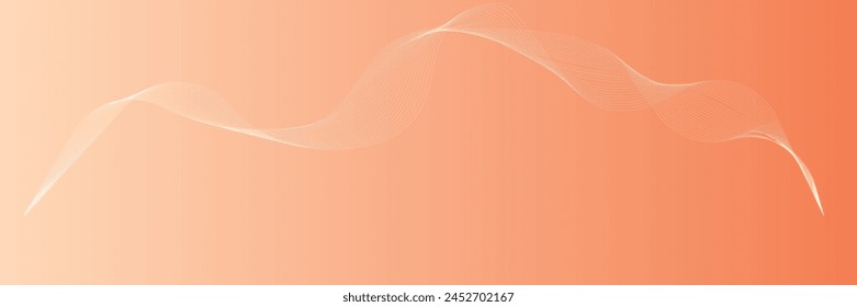 Peach Puff color and Coral color gradient with smooth line art Blank background for product display, product advertising backdrop,luxury-3d-background, modern-abstract-background, product 3dbackground