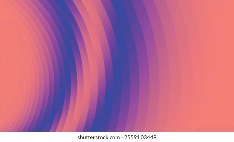Peach and Purple Abstract Gradient Spiral Background, Type 01