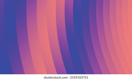 Peach and Purple Abstract Gradient Spiral Background, Type 02