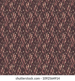 Peach seed pattern. Abstract knit background. Mottled geometric pattern. Vector illustration.