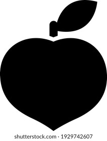 Engranar con un tallo, ilustración, vector sobre fondo blanco.