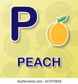 5 letter word with peach