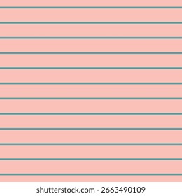 Pfirsich und Tee mittel horizontal Streifen nahtloses Muster Hintergrund