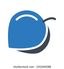 peach vector colour glyph icon