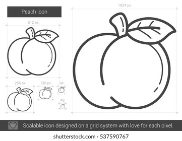 Icono de la línea vectorial pegada al fondo blanco. Icono de línea de paginación para infografía, sitio web o aplicación. Icono escalable diseñado en un sistema de cuadrícula.