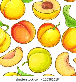 peach vector pattern