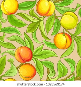 peach vector pattern