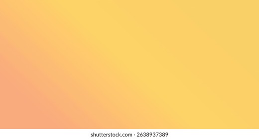 Peach to Yellow Gradient EPS - Abstract Vector Background with Smooth Diagonal Fade, Ideal for Design, Web, and Print, Modern Minimalist Art for Creative Projects