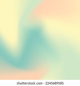 peach yellow green teal color gradiant illustration. peach yellow green teal color gradiant background. not focused image of bright peach yellow green teal color gradation.

