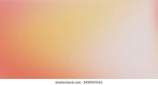 Peach yellow pink white banner wall , Holographic blurred abstract background noise smooth transitions bright tone effect design , futuristic minimal modern luxury premium gradient soft color gradient