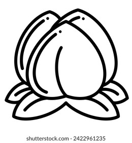 Peaches (Lunar New Year), True Black Icon
