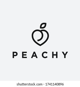 peachy logo / p icon