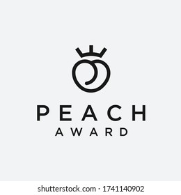 peachy logo / p icon