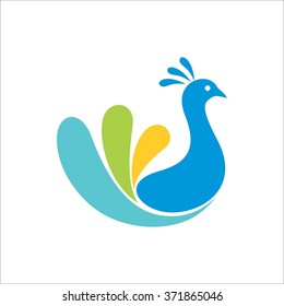 peacock abstract