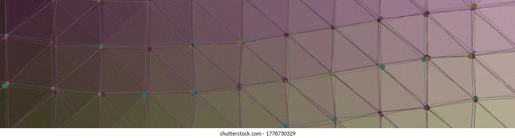 Peacock Blue color Abstract color Low-Polygones Generative Art background illustration