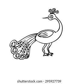 peacock cartoon