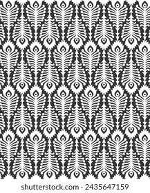 Peacock Design Pattern use for fabric print, texture, background, tile, paper, curtain, digital print.