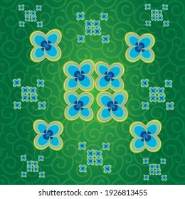 peacock feather flower patterns background