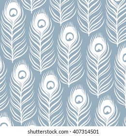 Peacock feather print