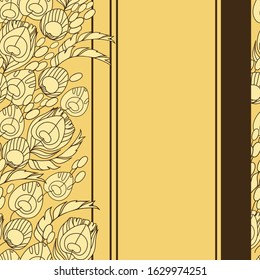
Peacock feather seamless pattern for design