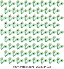Peacock feather texture vector art and illustration