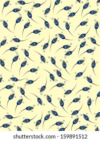 Peacock feathers